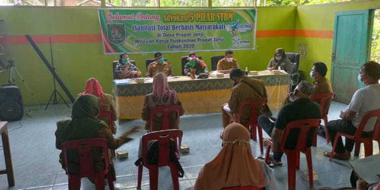 Penyuluhan Kebijakan Nasional Sanitasi Total Berbasis Masyarakat Dihadiri Personel Jajaran Kodim 0208/Asahan