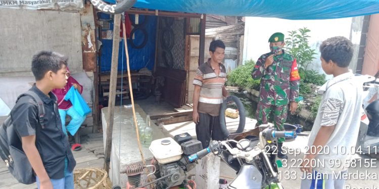 Rutin Menyuarakan Protokol Kesehatan Personel Kodim 0208/Asahan Kepada Warga Binaannya Rutin Menyuarakan Protokol Kesehatan Personel Kodim 0208/Asahan Kepada Warga Binaannya