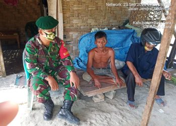 Sering Kunjungi Warga Binaan, Personel Kodim 0208/Asahan Himbau Agar Selalu Ikuti Protokol Kesehatan