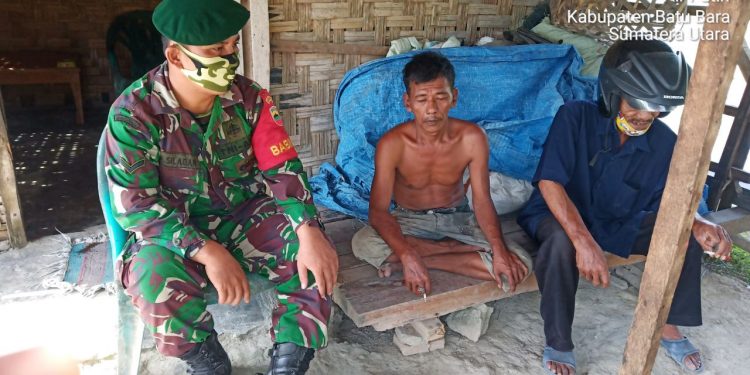 Sering Kunjungi Warga Binaan, Personel Kodim 0208/Asahan Himbau Agar Selalu Ikuti Protokol Kesehatan