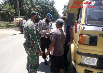 Selalu Berupaya Meminimalisir Penyebaran Covid-19 Oleh Personel Kodim 0208/Asahan