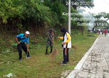 Tunjukkan Kekompakan Antara Personel Jajaran Kodim 0208/Asahan Dan Warga Binaan Melalui Gotong Royong