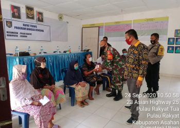 Jajaran Kodim 0208/Asahan Bantu Salurkan Bantuan Sosial Dari Pemerintah