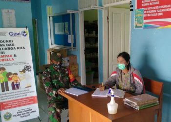 Himpun Data Kesehatan Warga, Personel Jajaran Kodim 0207/Simalungun Komsos Ke Puskesmas