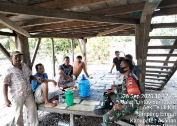 Pandemi Tak Menjadi Halangan Bagi Personel Jajaran Kodim 0208/Asahan Sambangi Warga Binaannya