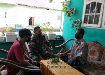 Ajak Aparat Pemerintah Untuk Tularkan Protokol Kesehatan Kepada Masyarakat Oleh Personel Jajaran Kodim 0208/Asahan