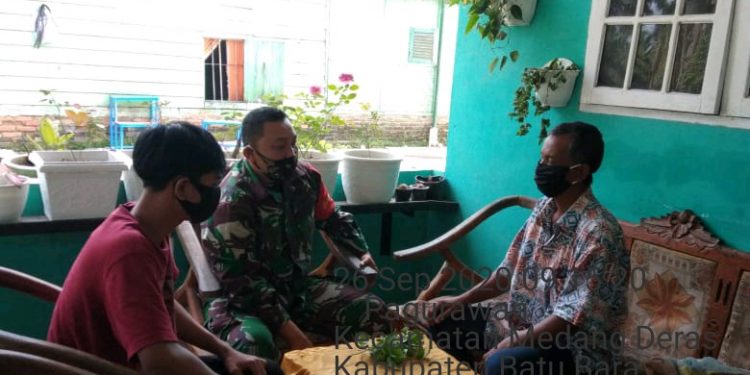 Ajak Aparat Pemerintah Untuk Tularkan Protokol Kesehatan Kepada Masyarakat Oleh Personel Jajaran Kodim 0208/Asahan