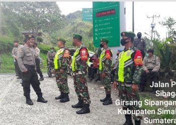 Babinsa Jajaran Kodim 0207/Simalungun Laksanakan PAM Pilkada