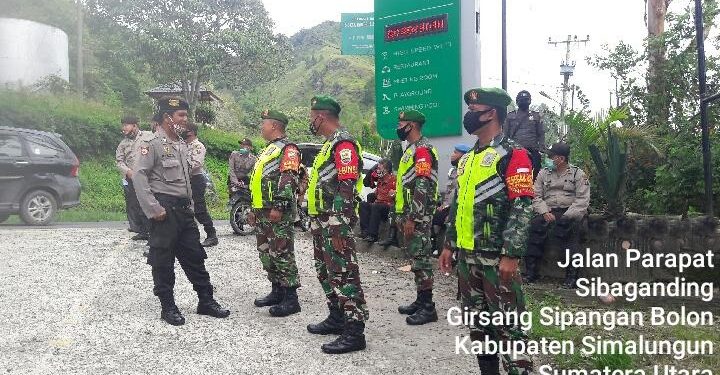 Babinsa Jajaran Kodim 0207/Simalungun Laksanakan PAM Pilkada