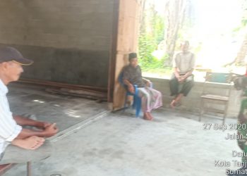 Semangat Personel Jajaran Kodim 0208/Asahan Sosialisasikan Percepatan Pemutusan Penyebaran Covid-19