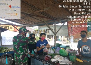 Personel Jajajran Kodim 0208/Asahan Mengantisipasi Agar Warga Binaannya Tidak Terkontaminasi Covid-19