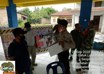 Bersama Dengan Personel Jajaran Kodim 0208/Asahan Laksanakan Patroli Yustisi Diwilayah