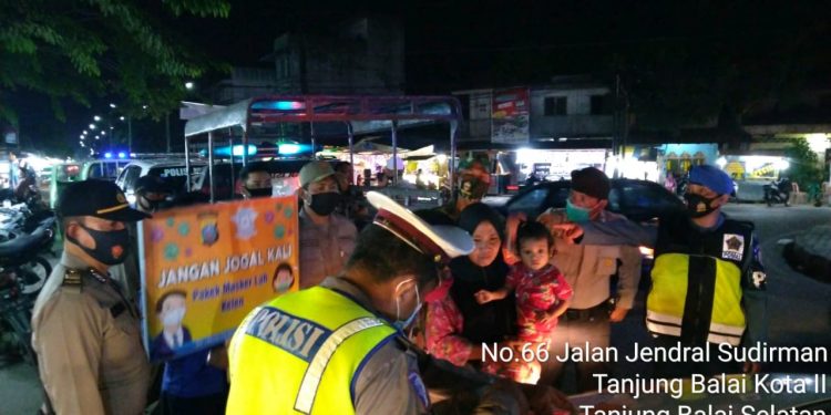 Personel Kodim 0208/Asahan Laksanakan Patroli Gabungan Bersama Dengan Tim Gabungan Diwilayah Kota Tanjung Balai