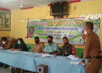 Personel Kodim 0208/Asahan Hadiri Musyawarah Acara Germas Advokasi 5 pilar STBM