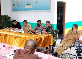 Danramil 12/AB Kodim 0208/Asahan Hadir Pada Rapat Koordinasi Pembangunan Jalan Desa Sei Alim Ulu