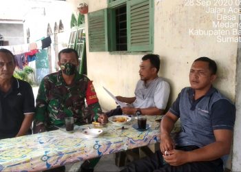 Peringatkan Warga Untuk Utamakan Protokol Kesehatan Daripada Kesenangan Duniawi Oleh Personel Jajaran Kodim 0208/Asahan