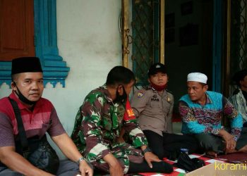 Danramil 07/Pasar Baru Kapten Inf Suwito Bersama Anggota Laksanakan Takziah Sebagai Wujud Empati Kepada Keluarga KBT