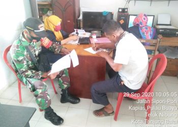Memonitoring Pelayanan Administrasi Personel Jajaran Kodim 0208/Asahan Di Kelurahan