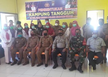 Bangun Tameng Covid-19 Melalui Kampung Tangguh Oleh Personel Jajaran Kodim 0208/Asahan