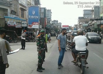 Tim Gabungan Laksanakan Patroli Disiplin Mandiri Covid-19 Gabungan TNI/Polri