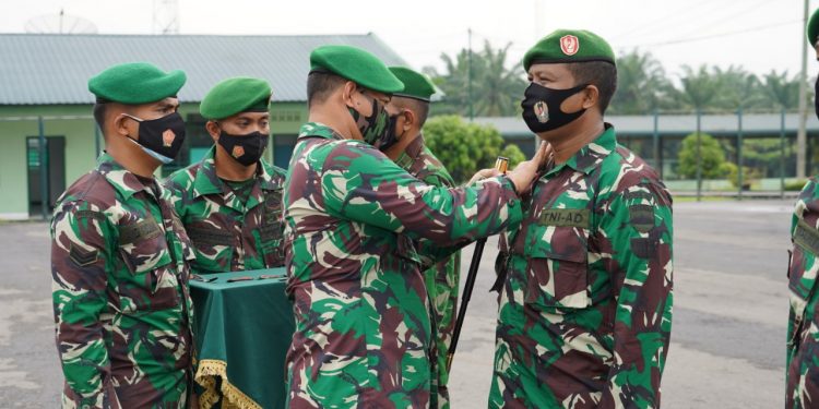 Danrem 022/Pantai Timur Kolonel Inf Asep Nugraha S.E.,M.Si Pimpin Acara Korps Kenaikan Pangkat Bintara Tamtama Korem 022/PT Danrem 022/Pantai Timur Kolonel Inf Asep Nugraha S.E.,M.Si Pimpin Acara Korps Kenaikan Pangkat Bintara Tamtama Korem 022/PT