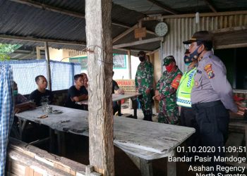 Tiga Pilar Bersama Aparat Keamanan Laksanakan Operasi Yustisi Cegah Penyebaran Covid-19