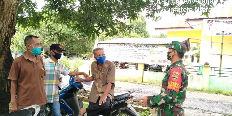 Rutin Sosialisasikan 3M kepada Masyarakat Oleh Jaajran Kodim 0208/Asahan Rutin Sosialisasikan 3M kepada Masyarakat Oleh Jaajran Kodim 0208/Asahan