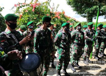 Kodim 0207/Simalungun Melaksanakan Upacara Pemakaman Militer