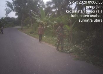 Jumat Bersih, Personel Kodim 0208/Asahan Bersama Warga Binaan Laksanakan Gotong Royong