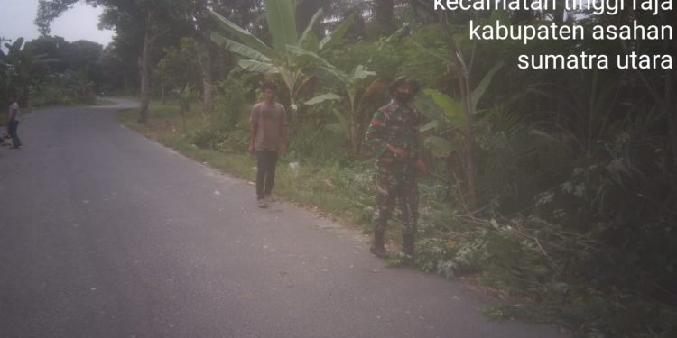 Jumat Bersih, Personel Kodim 0208/Asahan Bersama Warga Binaan Laksanakan Gotong Royong