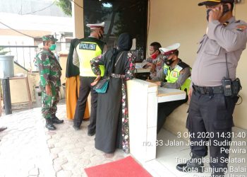Cegah Corona, Personel Jajaran Kodim 0208/Asahan Lakukan Penyisirin Lewat Operasi Yustisi