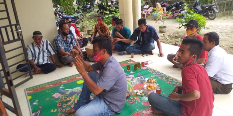 Personel Jajaran Kodim 0208/Asahan Melaksanakan PAM Kampanye Calon Bupati Dan Wakil Bupati Asahan