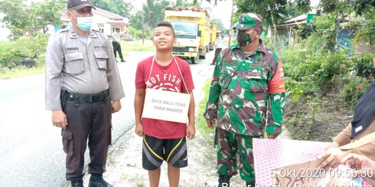 Menindak Tegas Para Pelanggar Protokol Kesehatan Oleh Personel Gabungan