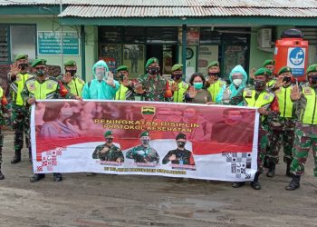 Personel Jajaran Kodim 0207/Simalungun Laksanakan Apelk Pagi Yangdiambil Langsung Danramil
