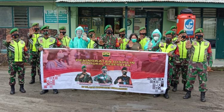Personel Jajaran Kodim 0207/Simalungun Laksanakan Apelk Pagi Yangdiambil Langsung Danramil