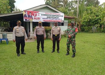 Antisipasi Adanya Keributan, TNI-Polri Kompak Laksanakan Pengamanan Kampanye Paslon Bupati Dan Wakil Bupati