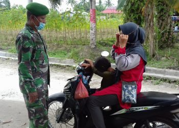 Mari Intip Alasan Personel Jajaran Kodim 0208/Asahan Sering Melaksanakan Sosialisasi Protokol Kesehatan