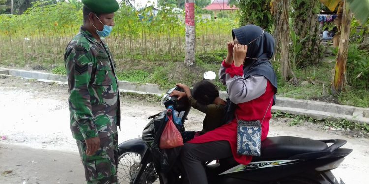 Mari Intip Alasan Personel Jajaran Kodim 0208/Asahan Sering Melaksanakan Sosialisasi Protokol Kesehatan