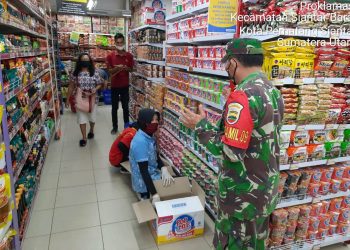 Tingkatkan Disiplin Warga, Personel Kodim 0207/Simalungun Terus Lakukan Gakplin Di Setiap Titik Keramaian