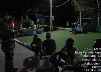 Laksanakan Patroli Covid-19, Bersama Personel Jajaran Kodim 0208/Asahan Dengan Instansi Terkait