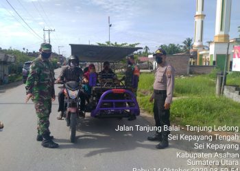 Ops Yustisi Hari Ini Turut Dihadiri Oleh Personil Jajaran Kodim 0208/Asahan Bersama Intansi Terkait