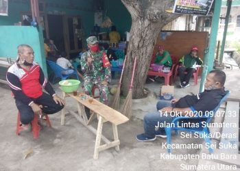 Pada Masa Pandemi, Jajaran Kodim 0208/Asahan Anjangsana Untuk Sebarkan Protkes