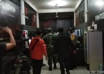 Pengawasan Protokol Kesehatan Covid-19 Oleh Gabungan Bersama Personel Jajaran Kodim 0208/Asahan
