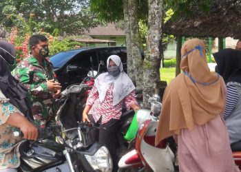 Pandemi Tidak Menjadi Halangan Bagi ersonel Jajaran Kodim 0208/Asahan Untuk Melaksanakan Komsos