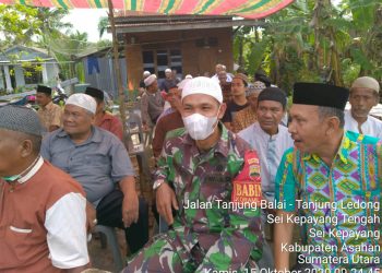 Turut Berduka Cita Atas Kepergian Salah Satu Warga Binaannya Oleh Personel Jajaran Kodim 0208/Asahan