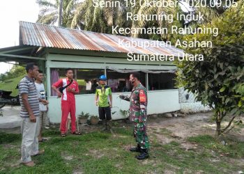 Personel Jajaran Kodim 0208/Asahan Rutin Lakukan Upaya Dalam Menghambat Penyebaran Covid-19