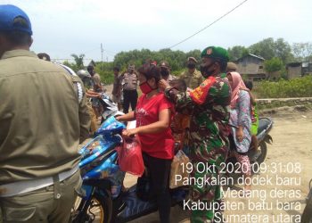 Awas ! Babinsa Jajaran Kodim 0208/Asahan Akan Rutin Adakan Razia Masker…
