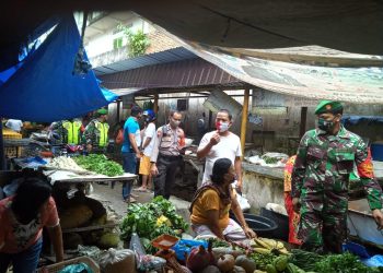 Cegah Penyebaran Covid - 19, Personil Kodim 0207/Simalungun Lakukan Gakplin dan Razia Masker
