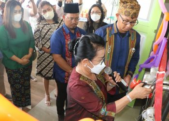 Ketua Dekranasda Resmikan Pusat Oleh-oleh Kabupaten Simalungun