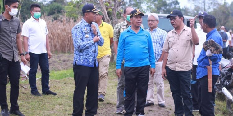 Bupati dan Ketua DPRD Simalungun Tinjau Giat Haroan Bolon di Kecamatan Panei dan Sidamanik
